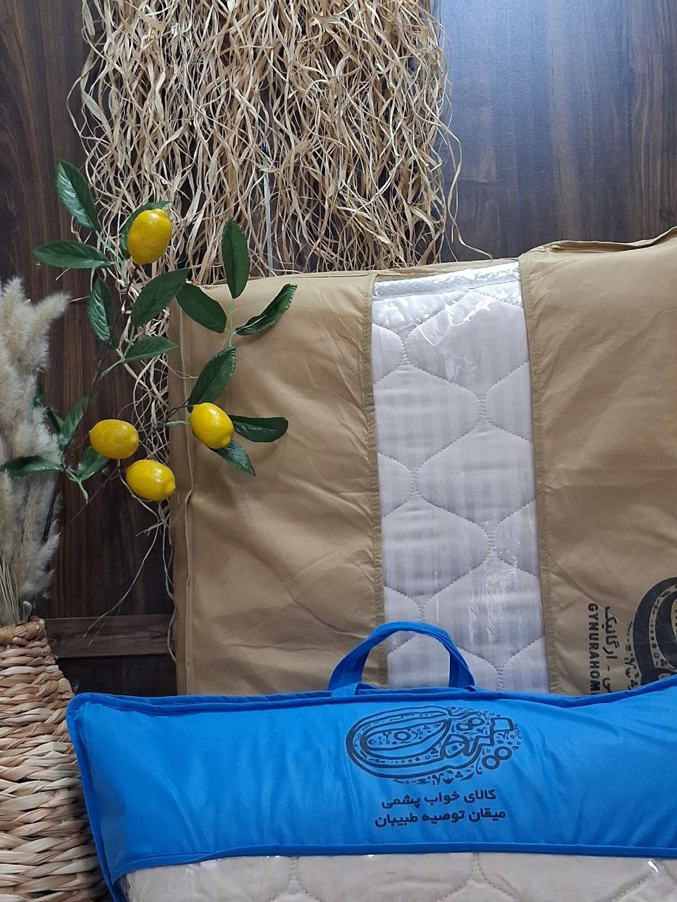 ست تشک کلاسیک پشمی تک‌ نفره + لحاف پشمی هتلی میقان